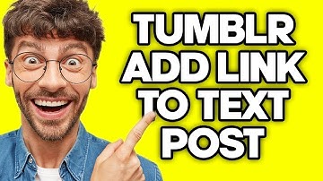 How To Add Link To Your Text Post in Tumblr (2023)