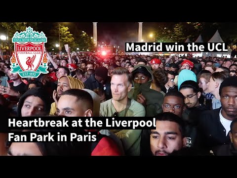 LIVERPOOL FANS REACT to losing the Champions League Final in Paris. Liverpool 0-1 Real Madrid