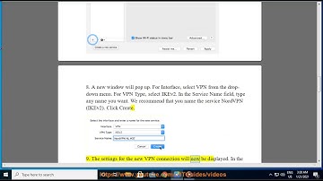 Set up NordVPN IKEv2/IPSec connection on macOS
