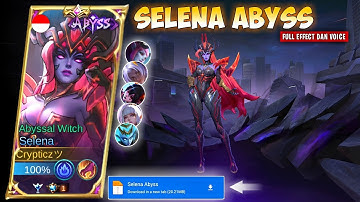 SCRIPT SKIN SELENA ABYSS  | FULL EFFECT DAN VOICE | PATCH TERBARU