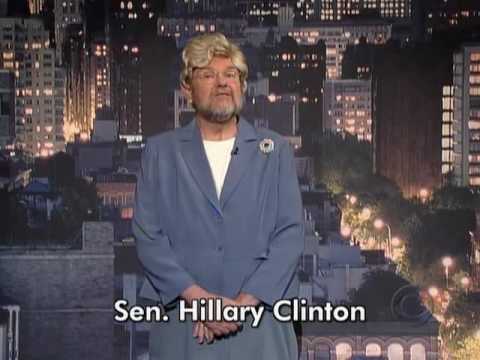 Video Letterman: Gerard Mulligan as Hillary Clinton
