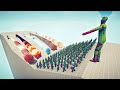 100x ZOMBIE + GIANT vs 5x EVERY GOD - 🏹 Totally Accurate Battle Simulator TABS