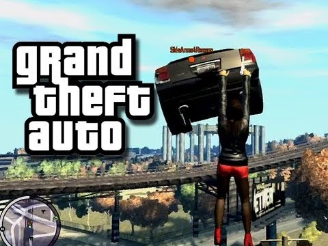 GTA Funny Moments and Stuff 47! (Car Grab Glitch and More!)