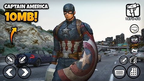 [10MB] Captain America Endgame Mod For GTA San Andreas Android | Modding Master