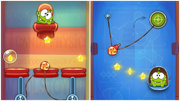 OM NOM CUT THE ROPE  FUNNY GAME #12 | GAME ON ANDROID/IOS