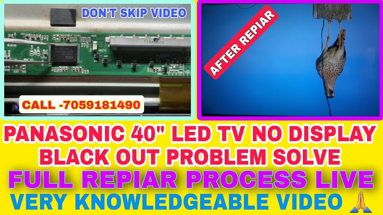 Led Televison Problem PANASONIC 40