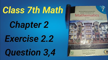 Class 7 Math Chapter 2 Ex 2.2 Q 3,4|class 7 math ex 2.2 q 3,4 