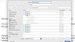Two Tips for Saving Documents Profile