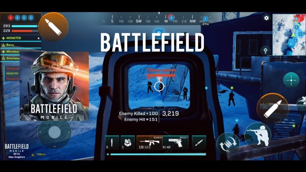 Battlefield Mobile | Conquest | SCARL Gameplay | Max Graphic | Android ...