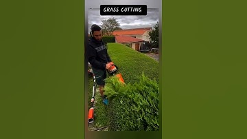 Oddly Satisfying Rotary Scissors. ”#cleaning  #clening #garden #tallgrass #satisfying #shorts