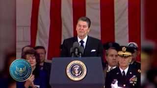 Reagan's Remarks at the Veterans Day Wreath-Laying Ceremony at Arlington National Cemetery 11-11-85