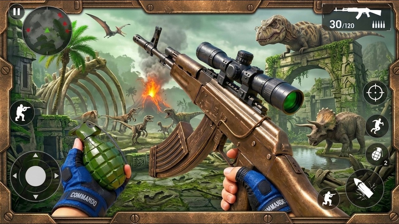 Commandis Gameplay Real commando shooting mission gun game _ online strike gameplay video🎮 ...
