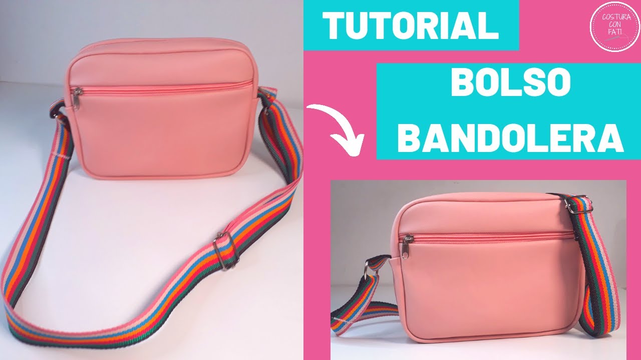 DIY- CÓMO HACER BANDOLERA / bolso bandolera / cartera bandolera - YouTube