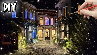 Christmas Town, New Year Street from cardboard with your own hands / DIY by DIY hobby 128,597 views 4 months ago 59 minutes