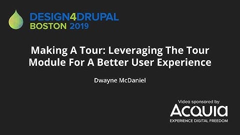 Making A Tour: Leveraging The Tour Module For A Better User Experience