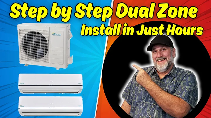 INSTALLING DIY Mini Split Dual Zone Systems Made EASY!