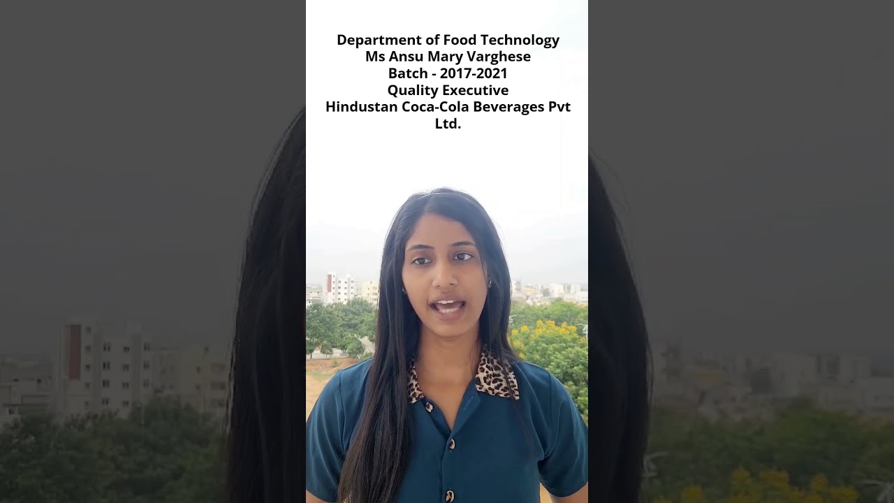 Department of Food Technology - Success Story - Alumni