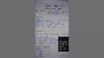 Black Board skill B.ed. micro lesson plan