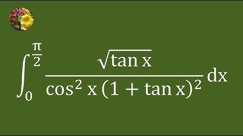 2nd method to evaluate the definite integral using Beta/Gamma functions (Mis-3227A)