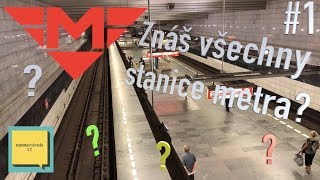 1# ZNÁŠ VŠECHNY STANICE NA LINCE C? | TEST [4K]