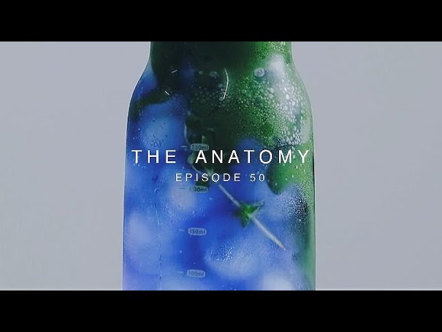 Blue-Green Matcha Sparkling Tea with Butterfly Pea (ASMR+Calming Music)