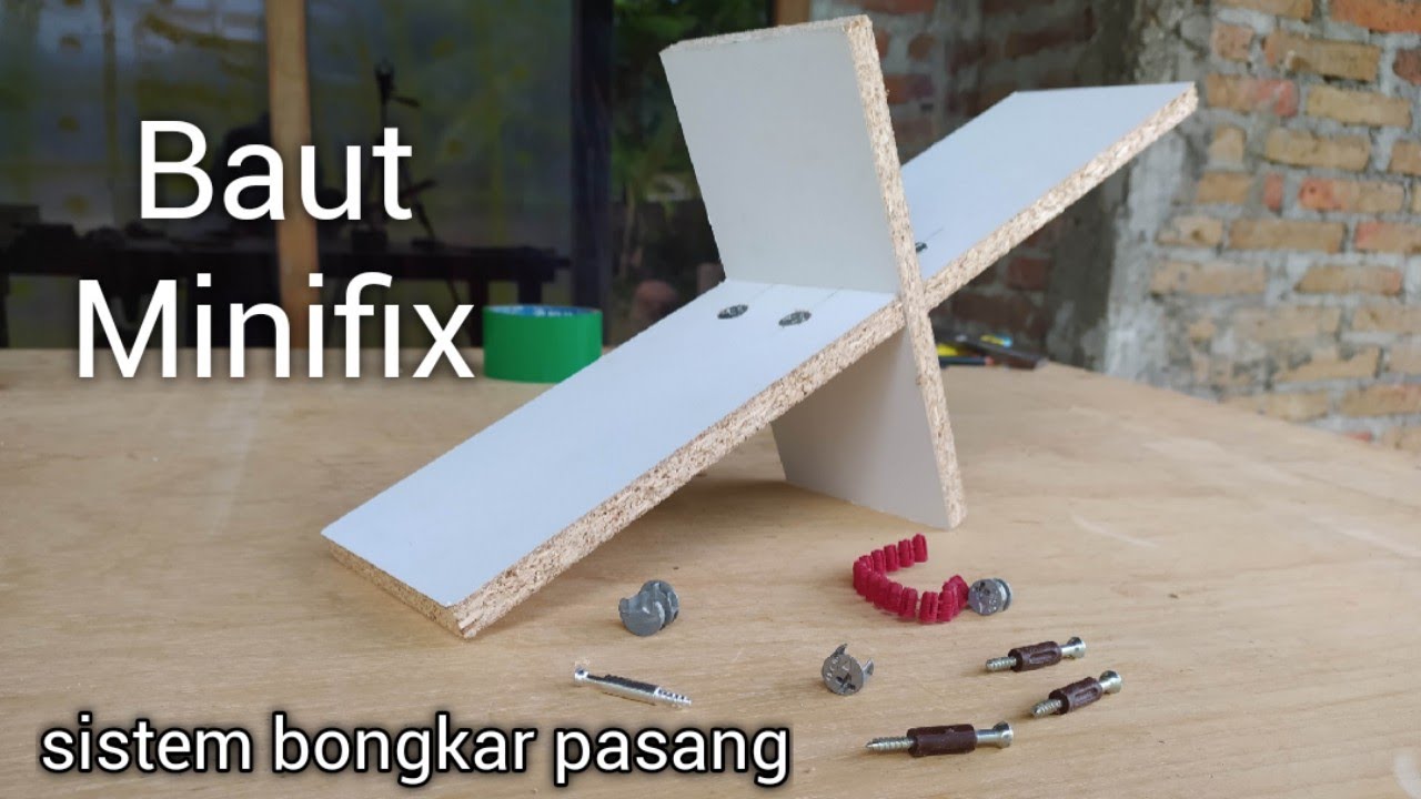 Cara Pasang Baut Minifix/Baut Knock Down YouTube