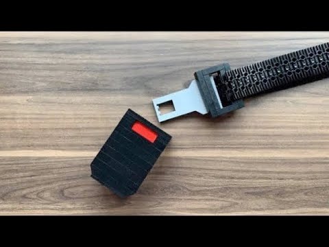 How to build a working Lego seat belt lock/buckle [ tutorial ] - YouTube