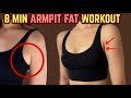 8 Min INTENSE Armpit Fat Workout- No Equipment, Home Workout