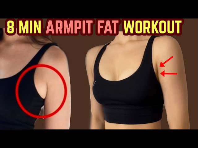 7 MINUTES To Get Rid Of Armpit Fat In  Reduce Armpit, Arm & Bra Fat At  Home Workout 