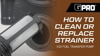 GPRO V20 How to Clean or Replace Strainer by Great Plains Industries, Inc. 85 views 6 months ago 2 minutes, 25 seconds