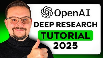 ChatGPT Deep Research Tutorial - 2025 | Tips & Tricks | How To Use Deep Research ChatGPT