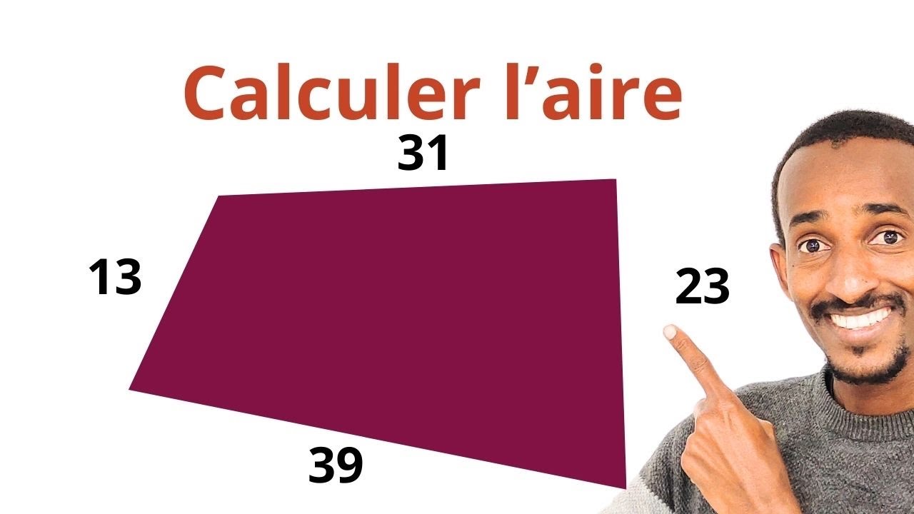 Comment calculer l'aire du quadrilatere ?