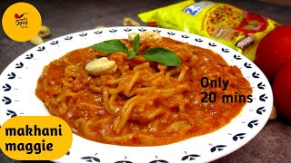 Makhni butter masala maggie recipe / Indian style Creamy masala maggie / Sweet and Spicy kitchen..