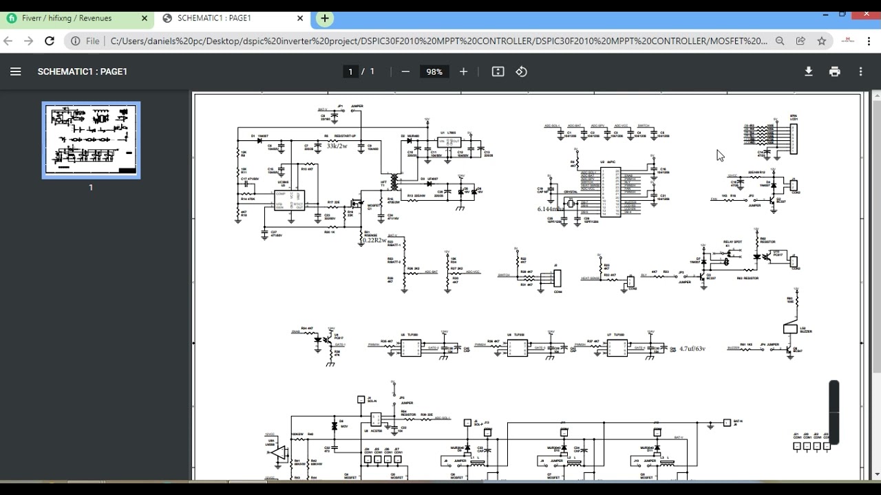 dspic30f2010 mppt controller project free download, mppt controller circuit