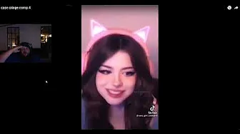 CaseOh Goes Crazy Reacting To Cringe Compilation😭