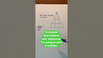 How Many Triangles Are There? #Shorts #geometry #math #maths #mathematics