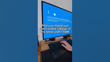 The wildest Blue Screen of Death you