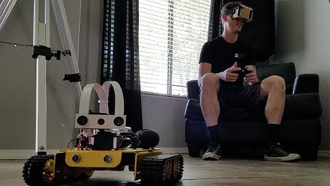 Google Cardboard Xbox 360 controlled Raspberry Pi VR Robot Tank