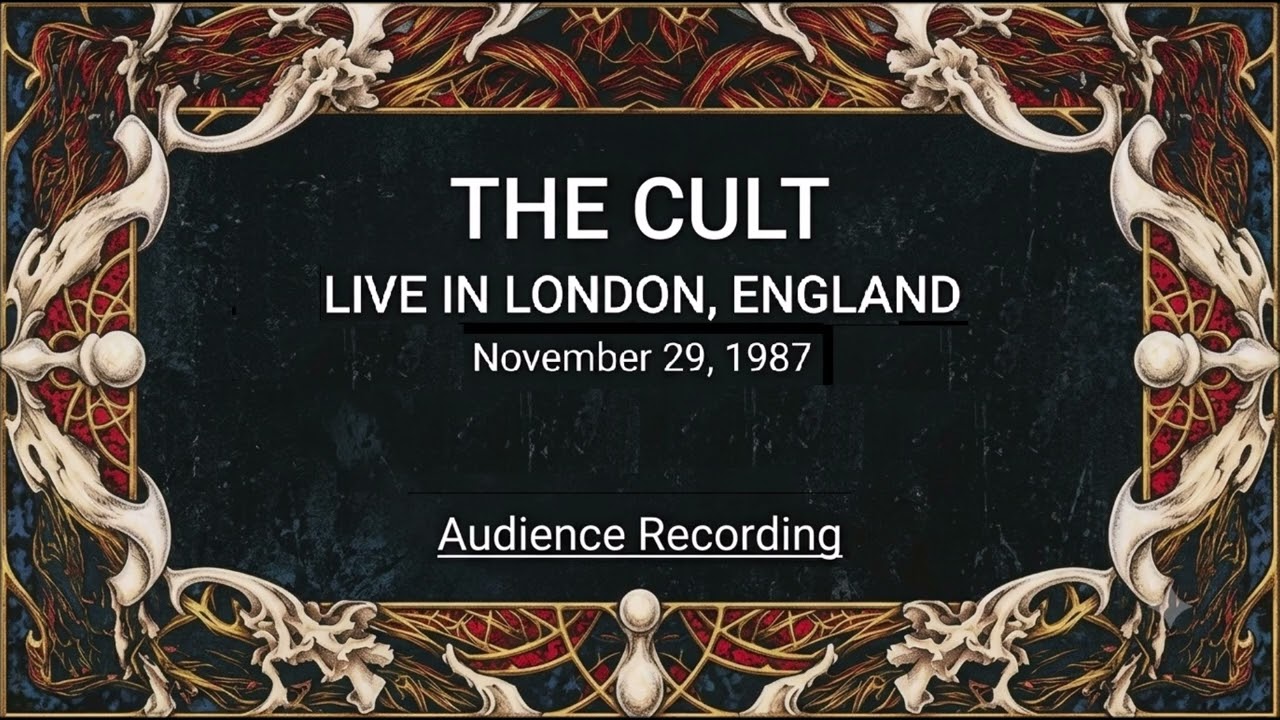 The Cult - Live in London, England November 29, 1987 (Audience