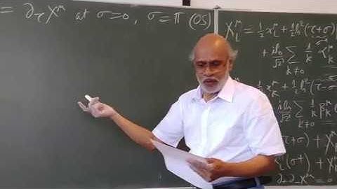 String Theory Lecture - 13 Part - 6/10 by Daya Shankar Kulshreshtha at the Univ. of Oldenburg