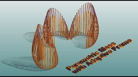 Everyday Revit (Day 389) - Parametric Mass with Adaptive Frame