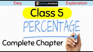 Class 5 Maths Percentage (Complete Chapter)