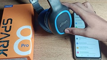 Bluetooth setting Tecno spark 8 Pro phone, how to pair Bluetooth headphone