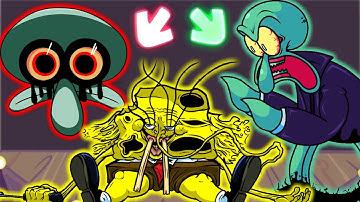 FNF Character Test | Gameplay VS Playground | Spongebob, Squidward