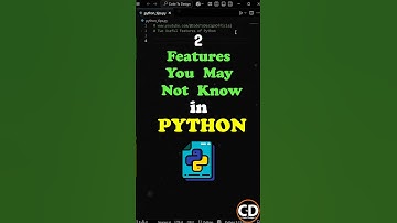 Python Features You May Not Know #python #programming #coding