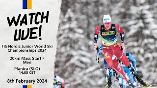 LIVE: U23 FIS Nordic Junior World Ski Championships 2024 - 20KM Mass Start F Men