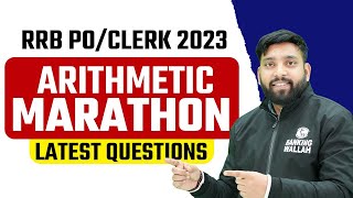 All Important Arithmetic in One Session For RRB PO\/Clerk 2023 | Maths by Arun Sir