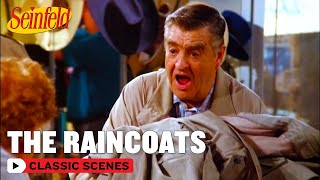 Kramer Helps Morty Sell His Jackets | The Raincoats | Seinfeld