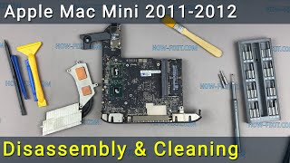 Apple Mac Mini 2011-2012 Disassembly, fan cleaning and thermal paste replacement