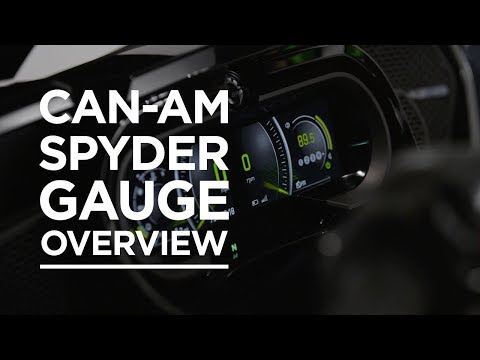 2018 Can-Am Spyder Gauge Overview